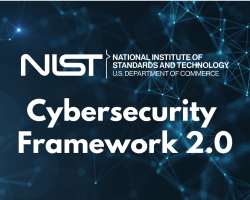 An image of the words NIST Cybersecurity Framework 2.0