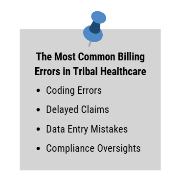 Billing errors in Tribal healthcare