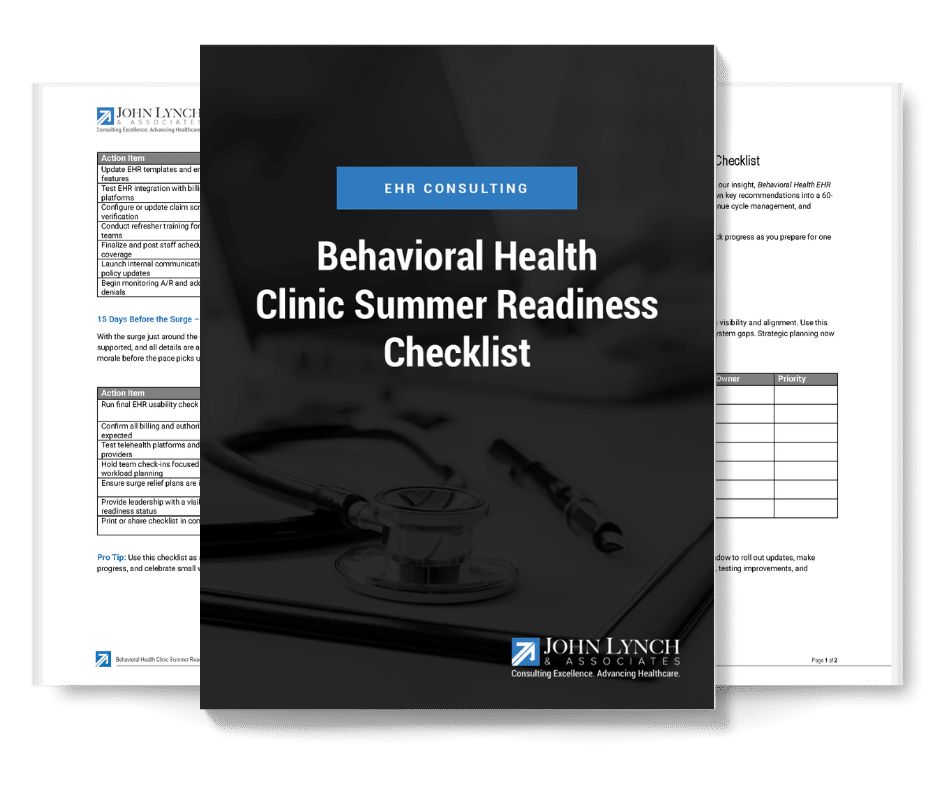 Behavioral health EHR optimization