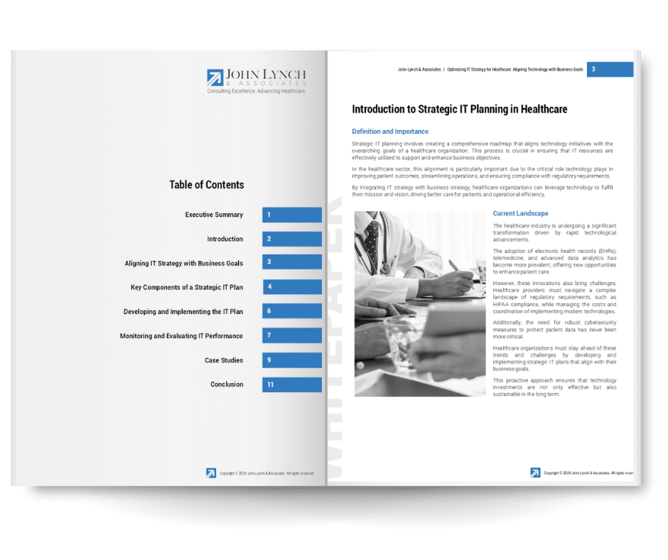 Optimizing IT Strategies for Healthcare: Aligning Technology with Business Goals